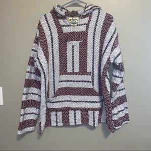 Baja Joe Maroon and Gray Baja